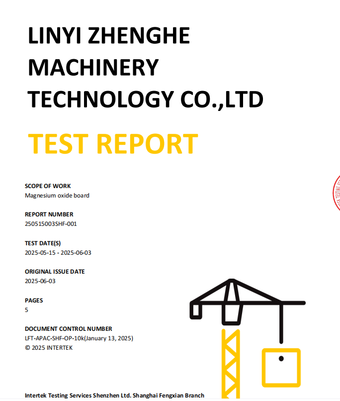 Asbestos Qualitative Test — Pure Sulfate MGO Board